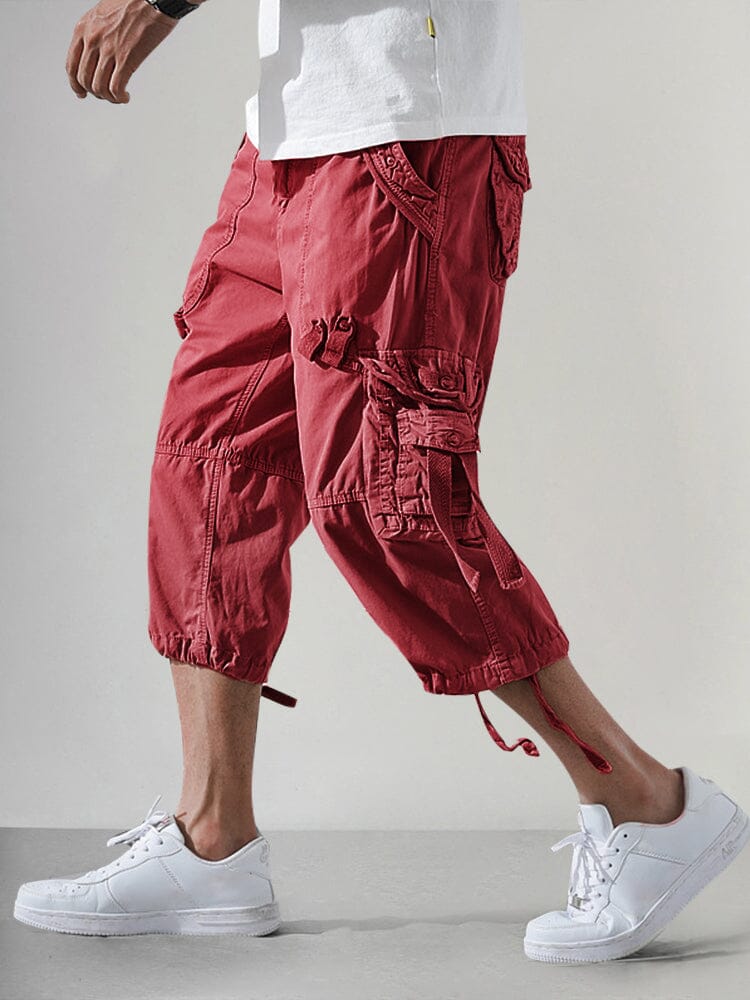 Stylish 100% Cotton Cargo Shorts - Image 6