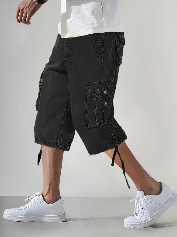 Stylish 100% Cotton Cargo Shorts - Image 8