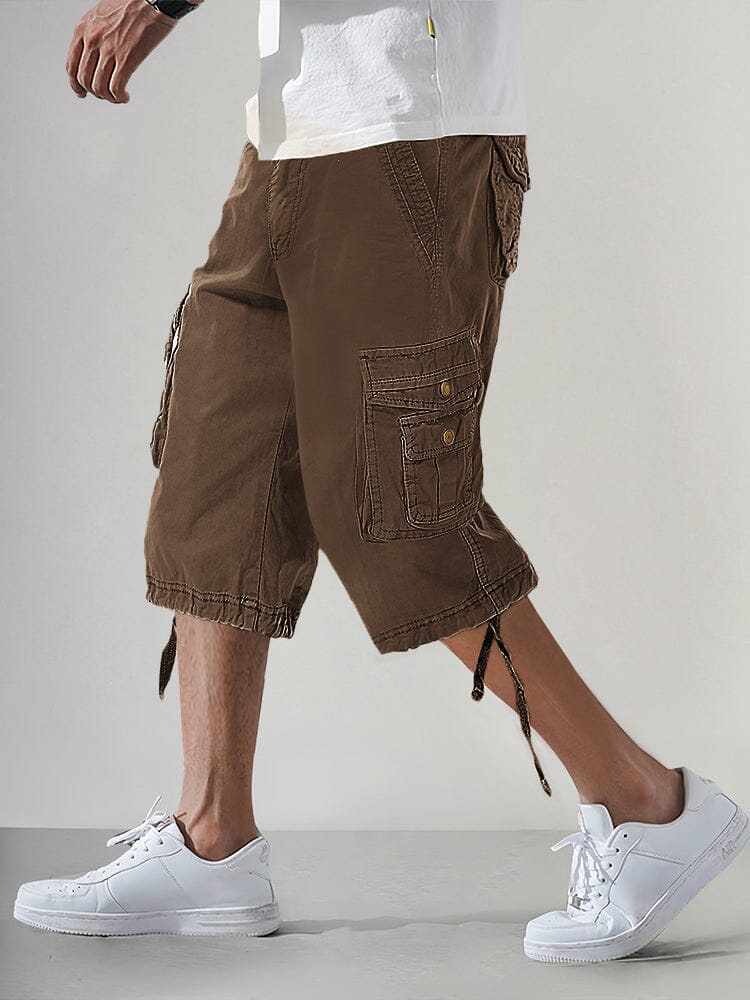 Stylish 100% Cotton Cargo Shorts - Image 9