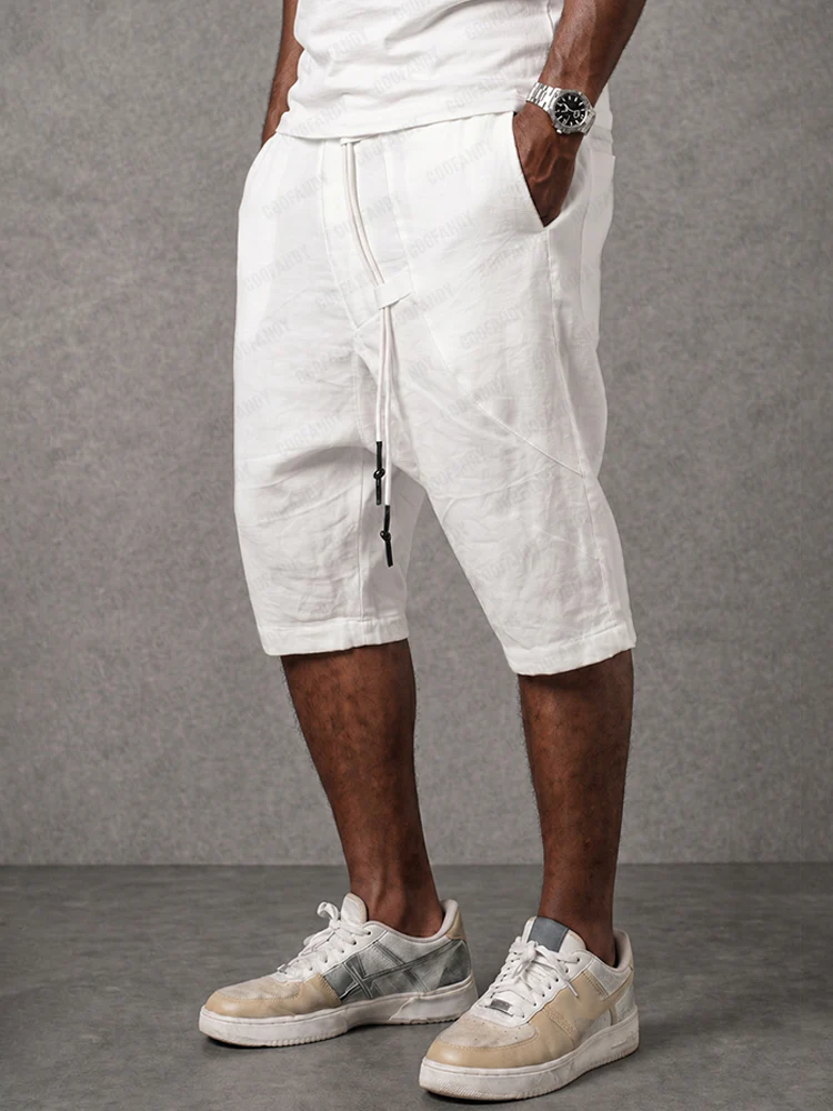 Stylish 100% Cotton Drop Crotch Shorts