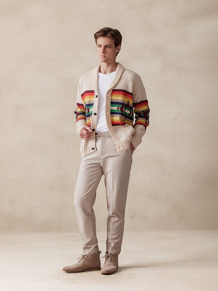 Stylish Colorful Graphic Cardigan - Image 6