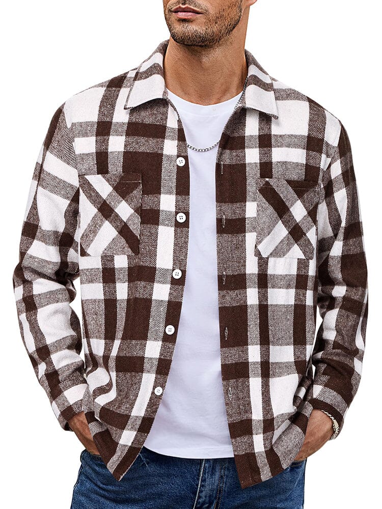 Stylish Comfy Flannel Plaid Shirt (US Only) - Image 12