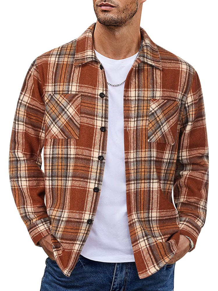 Stylish Comfy Flannel Plaid Shirt (US Only) - Image 14
