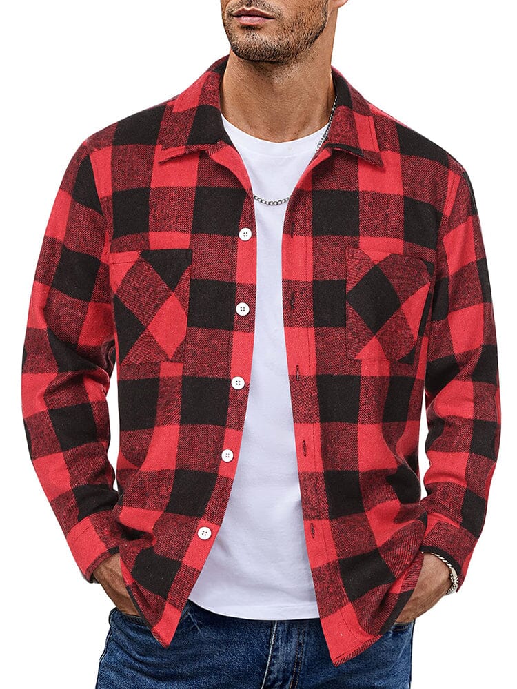 Stylish Comfy Flannel Plaid Shirt (US Only) - Image 6