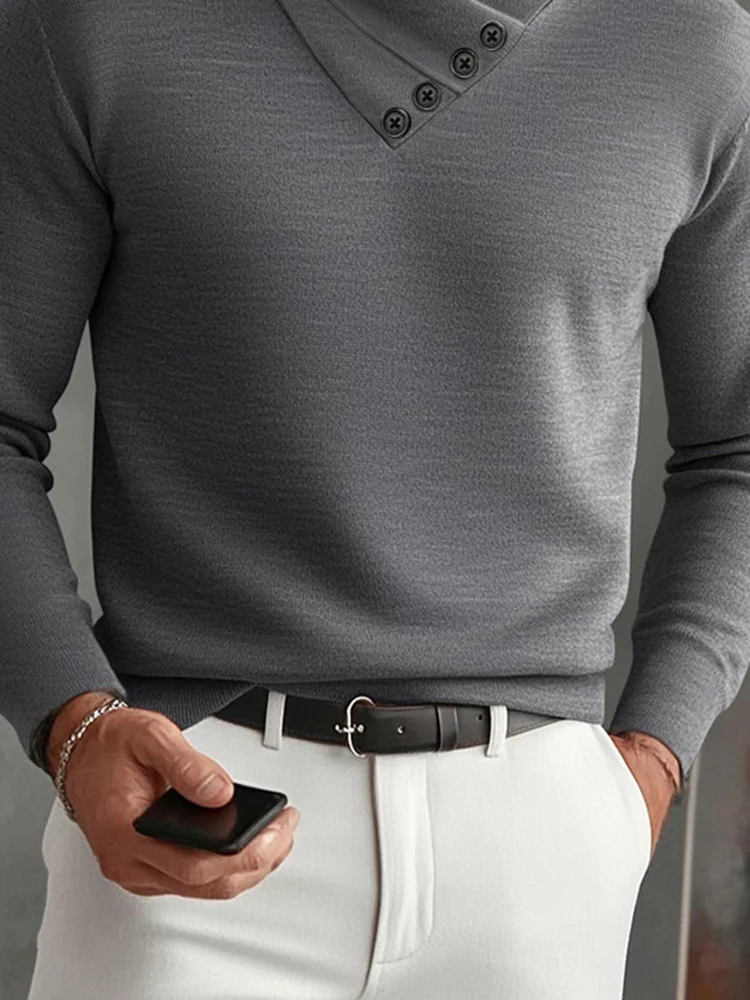 Stylish Cross Neck Layering Undershirt - Image 4