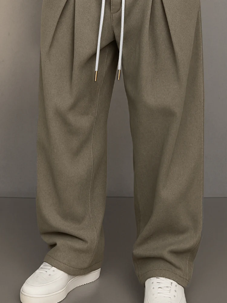 Stylish Decorative Button Casual Pants - Image 4