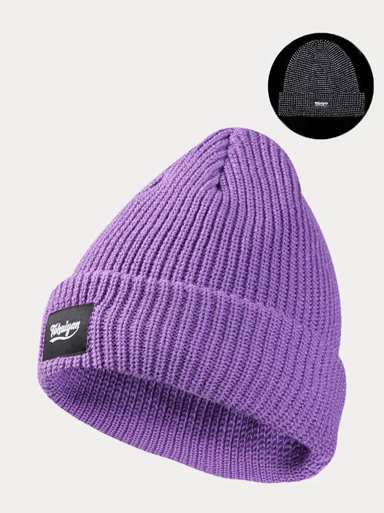 Stylish Essential Knit Cuffed Beanie - Image 5