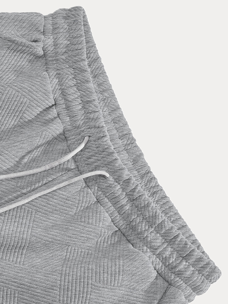 Stylish Jacquard Textured Shorts - Image 11