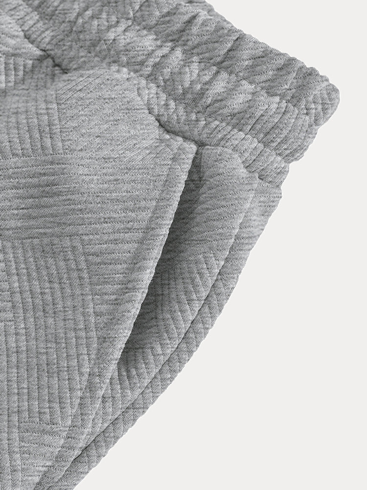 Stylish Jacquard Textured Shorts - Image 12