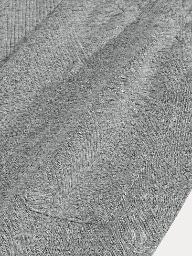 Stylish Jacquard Textured Shorts - Image 13