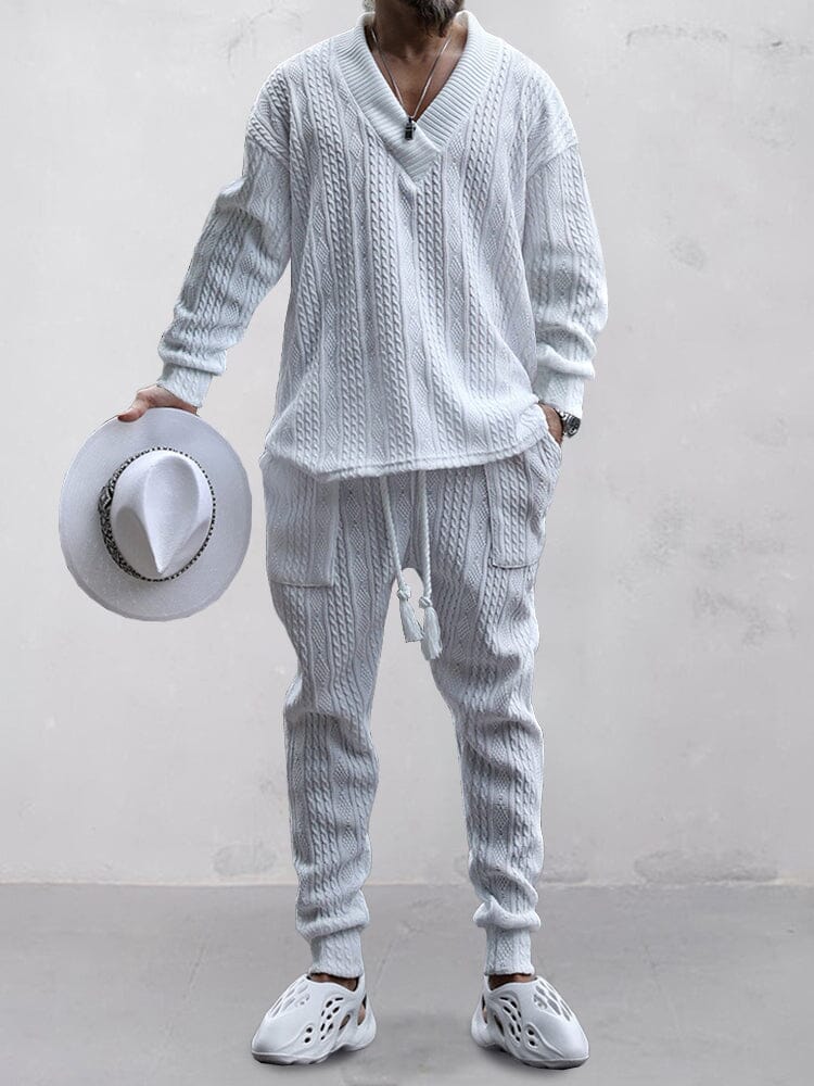 Stylish Knit Sweater Set - Image 3