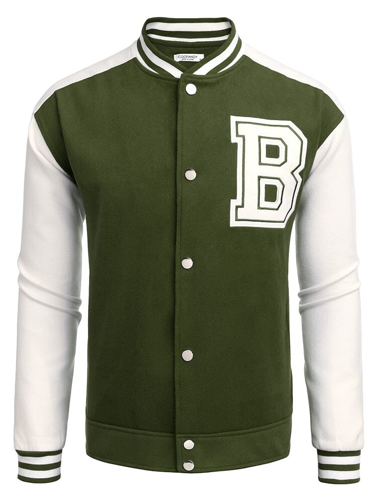 Stylish Letter Baseball Varsity Jackets (US Only) - Image 10