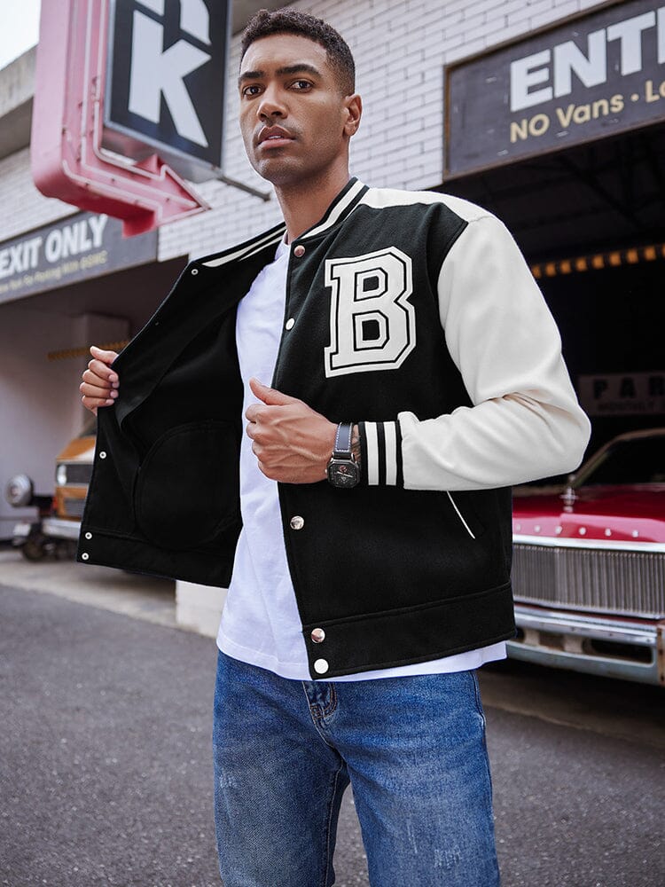 Stylish Letter Baseball Varsity Jackets (US Only) - Image 14