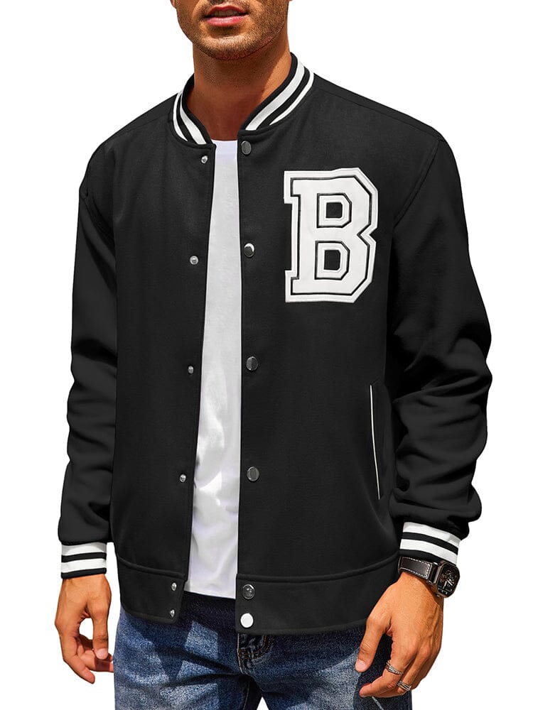 Stylish Letter Baseball Varsity Jackets (US Only) - Image 4