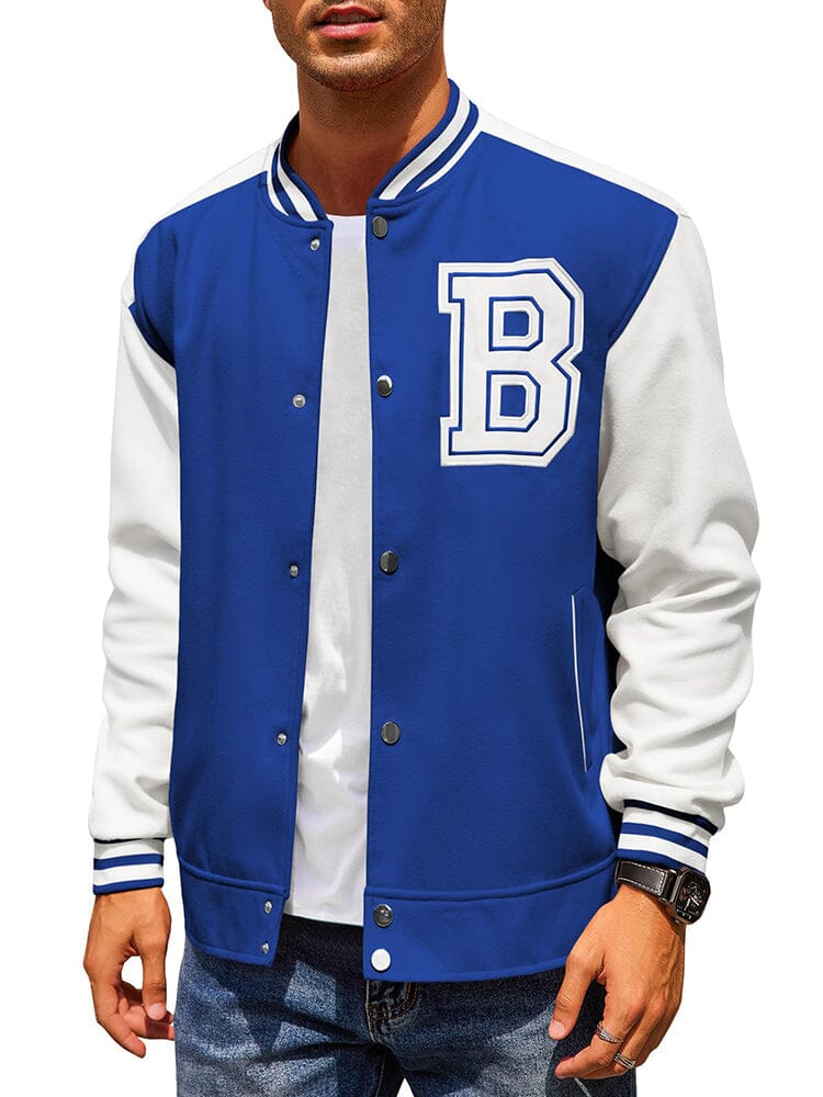Stylish Letter Baseball Varsity Jackets (US Only) - Image 7