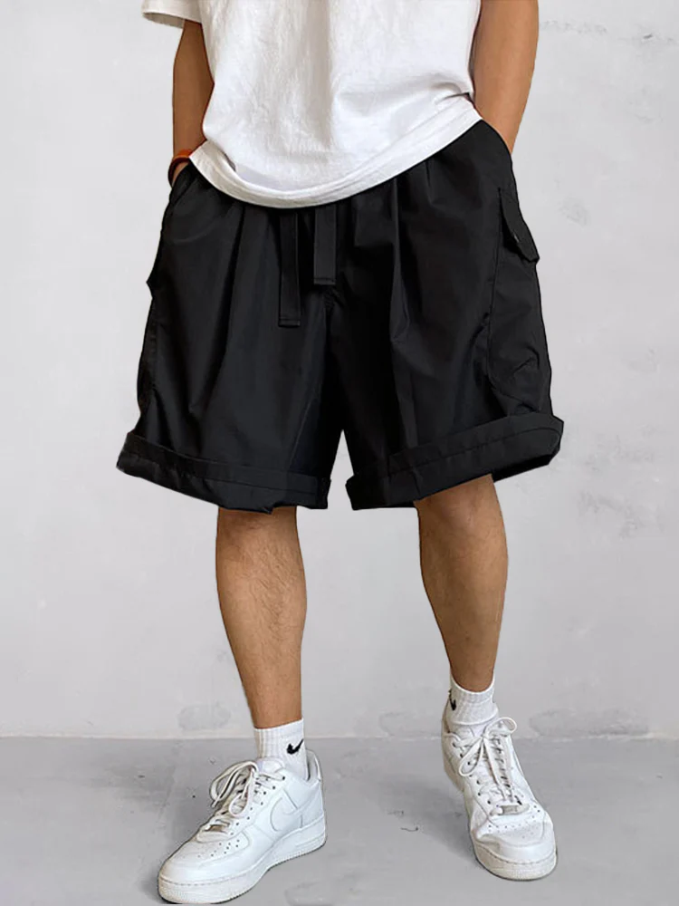 Stylish Loose Fit Cargo Shorts - Image 2
