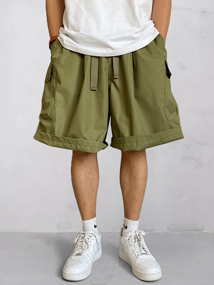 Stylish Loose Fit Cargo Shorts - Image 5