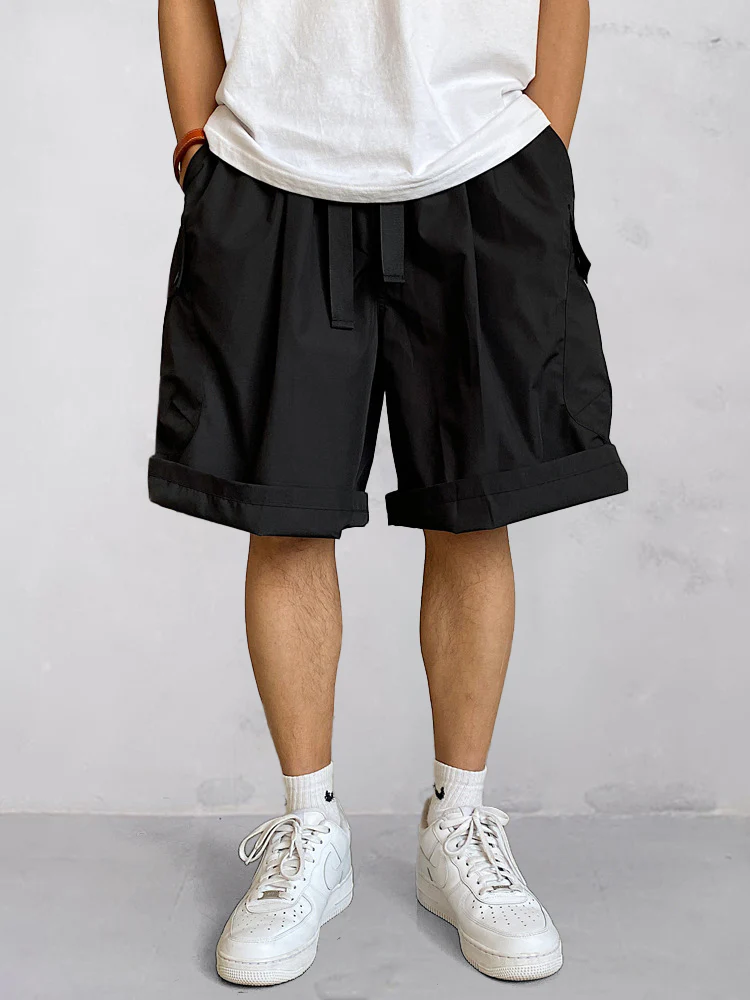 Stylish Loose Fit Cargo Shorts - Image 6