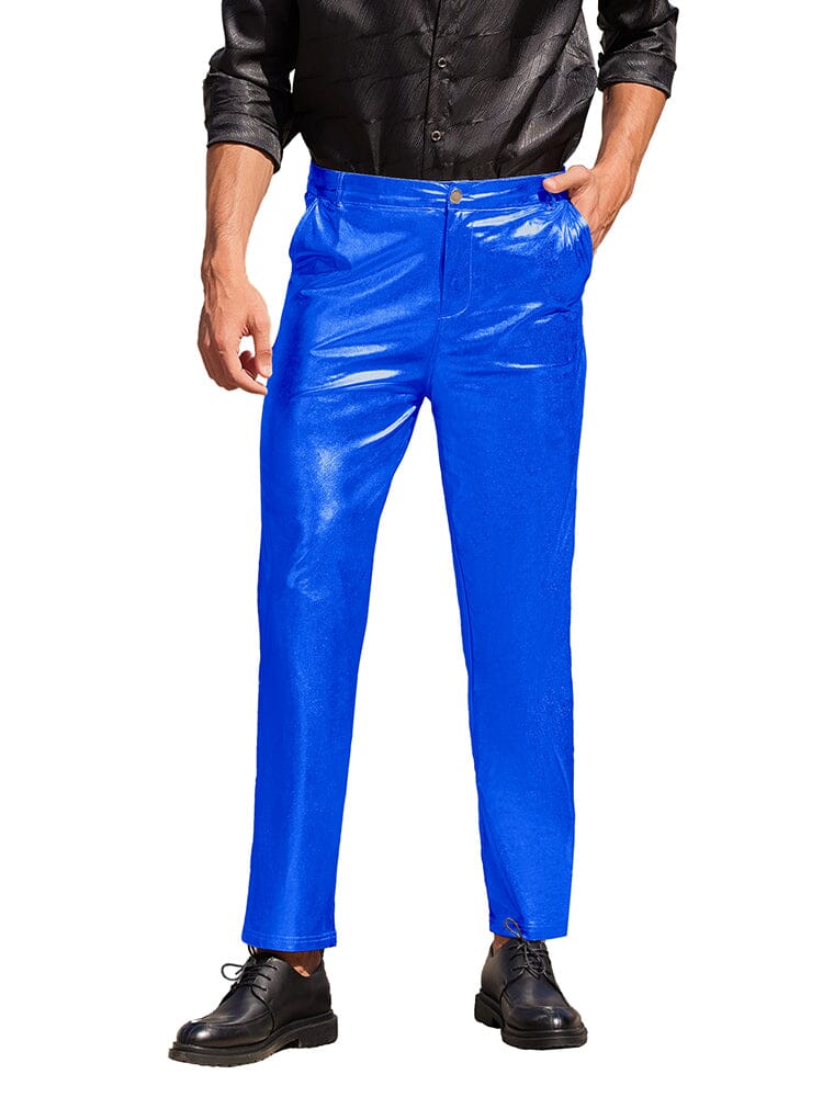 Stylish Metallic Shiny Pants - Image 3