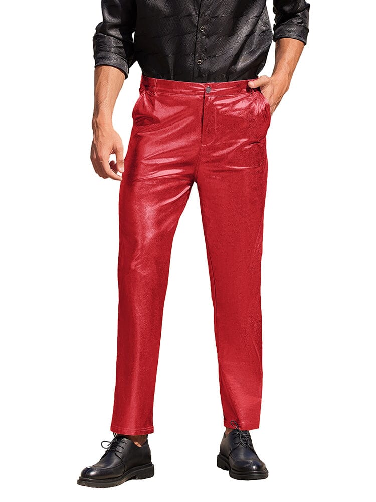 Stylish Metallic Shiny Pants - Image 5