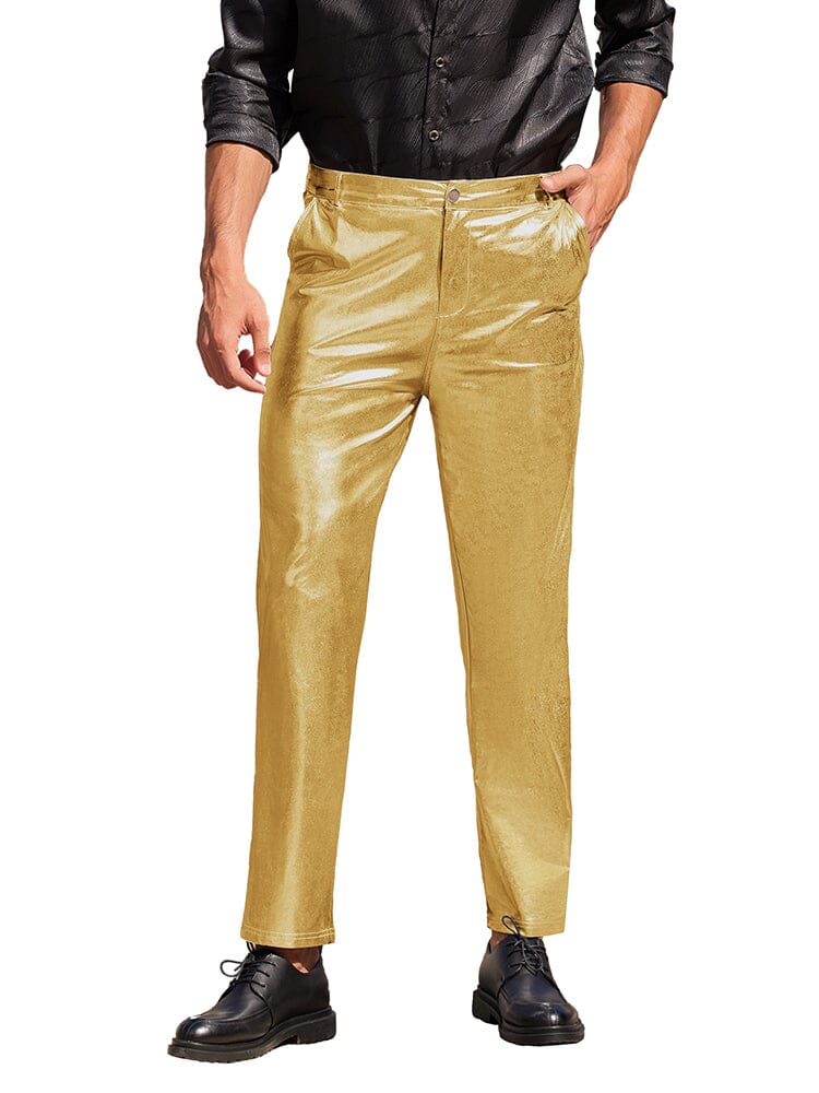 Stylish Metallic Shiny Pants - Image 6