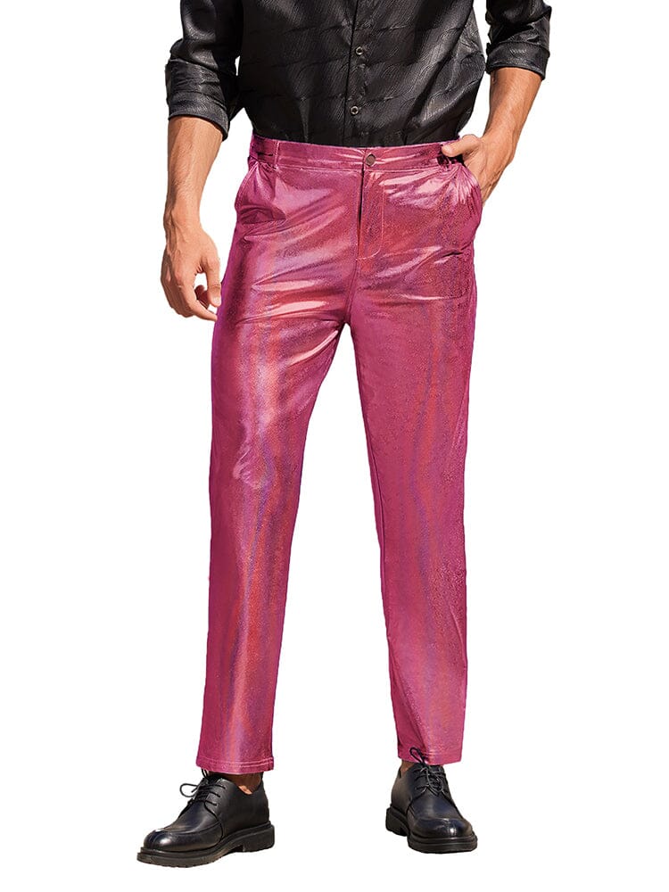 Stylish Metallic Shiny Pants - Image 8