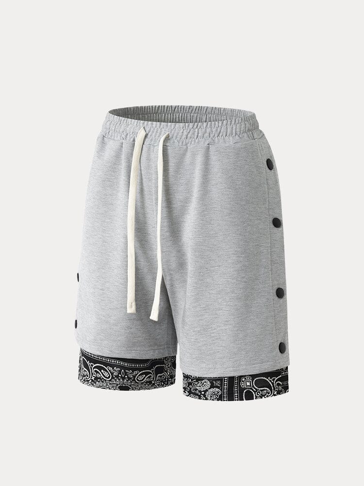 Stylish Paisley Trim Shorts - Image 4