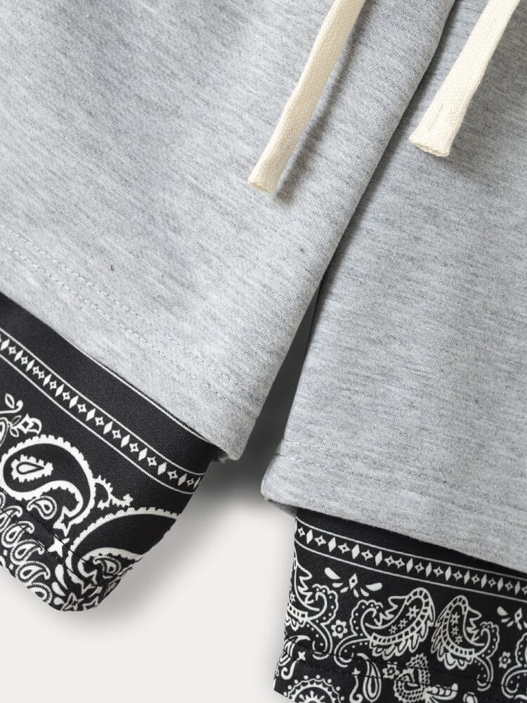 Stylish Paisley Trim Shorts - Image 5