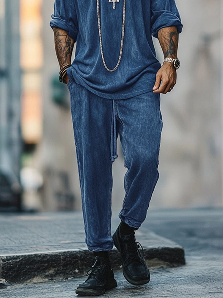 Stylish Simplicity Denim 2-Piece Set - Image 4