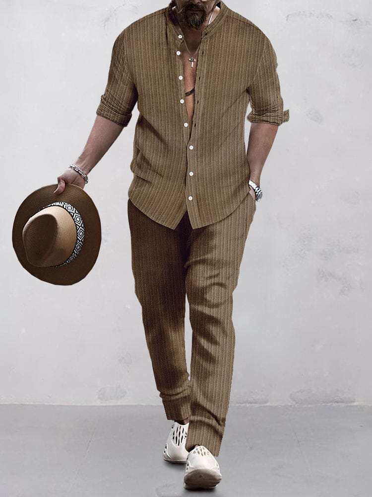 Stylish Soft 2-Piece Shirt Set - Image 3