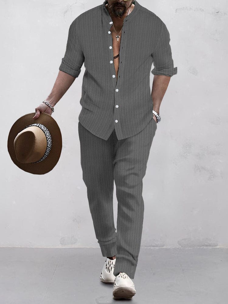 Stylish Soft 2-Piece Shirt Set - Image 4