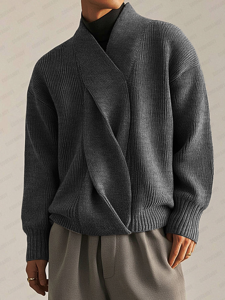 Stylish Soft Twist Design Sweater - Image 2