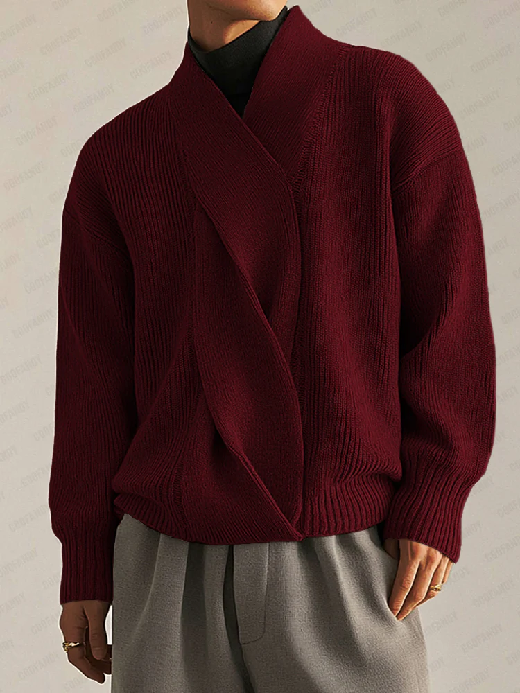 Stylish Soft Twist Design Sweater - Image 4