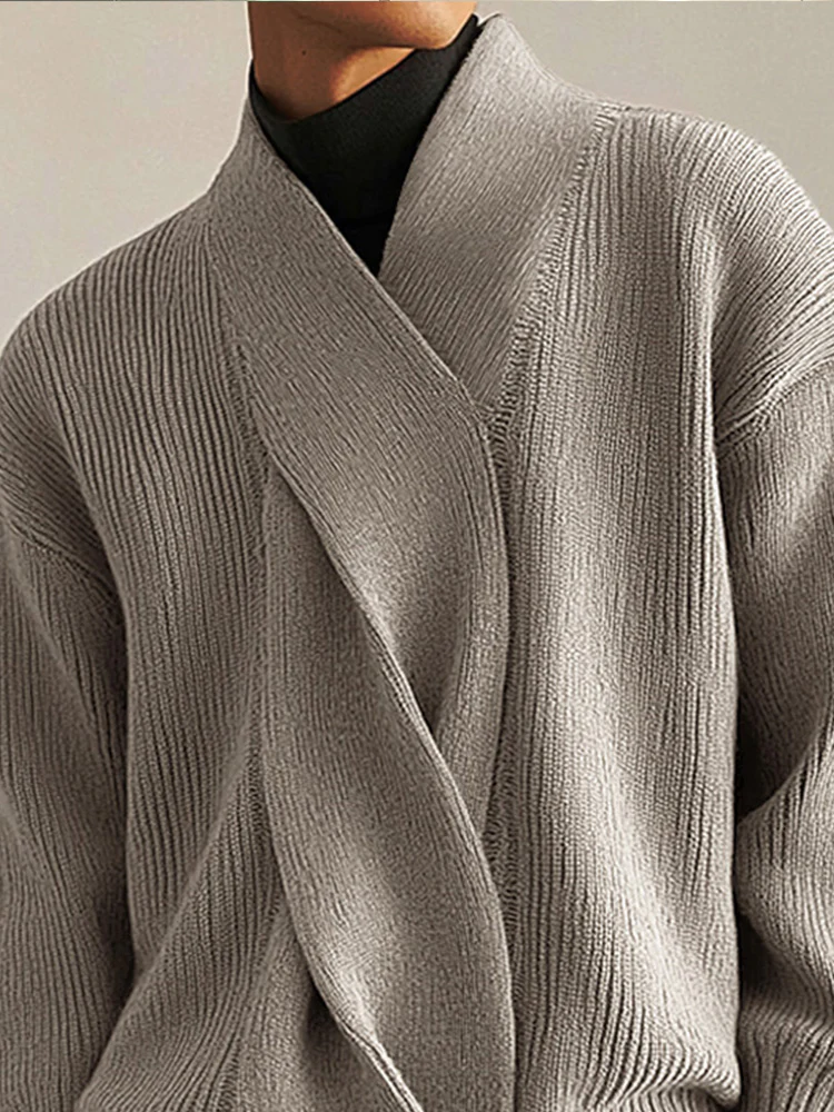 Stylish Soft Twist Design Sweater - Image 5