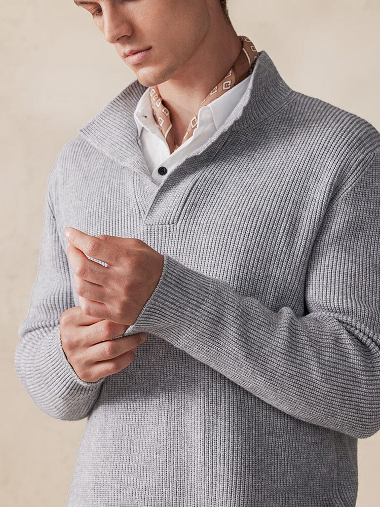 Stylish Solid Color Sweater - Image 12