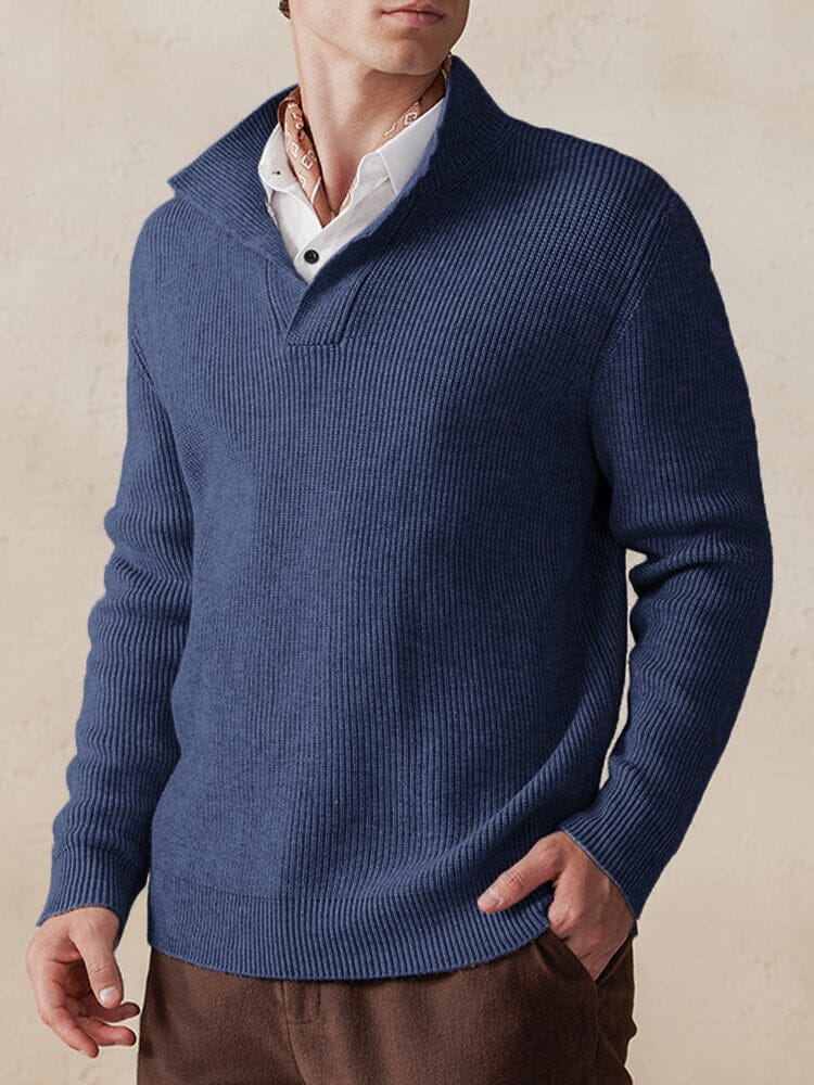 Stylish Solid Color Sweater - Image 2