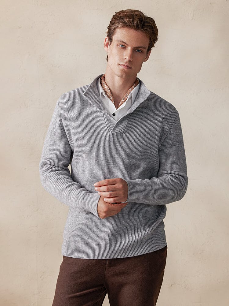 Stylish Solid Color Sweater - Image 7