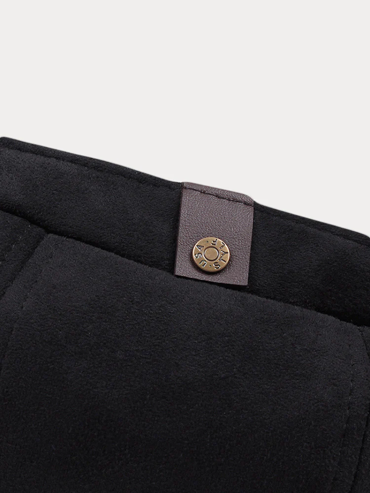 Stylish Suede Newsboy Cap - Image 9
