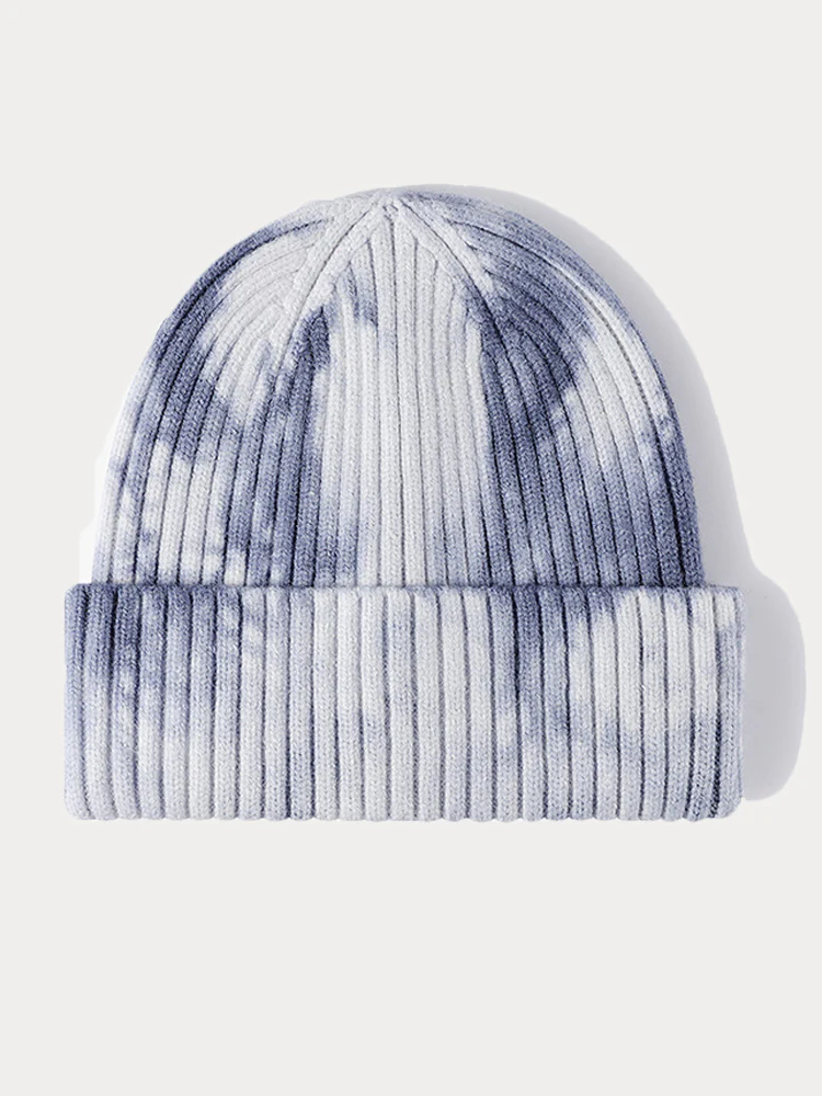 Stylish Tie-Dye Style Knit Beanie