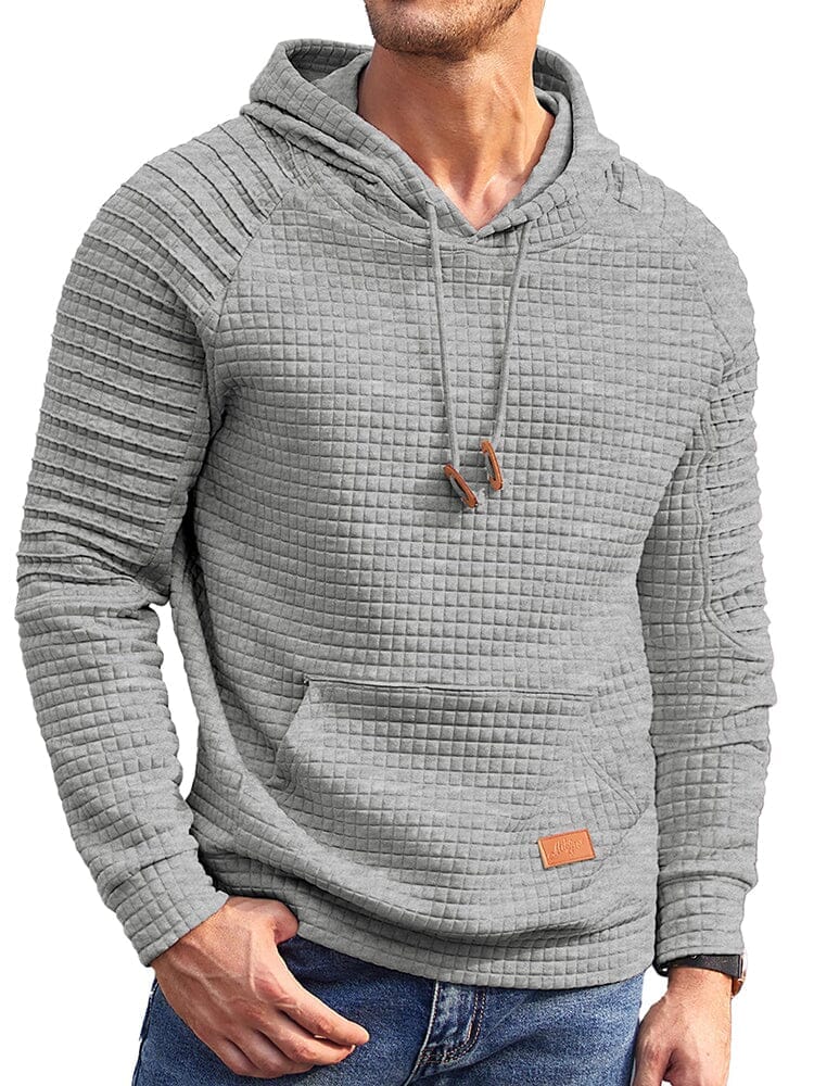Stylish Waffle Knit Hoodie (US Only) - Image 11