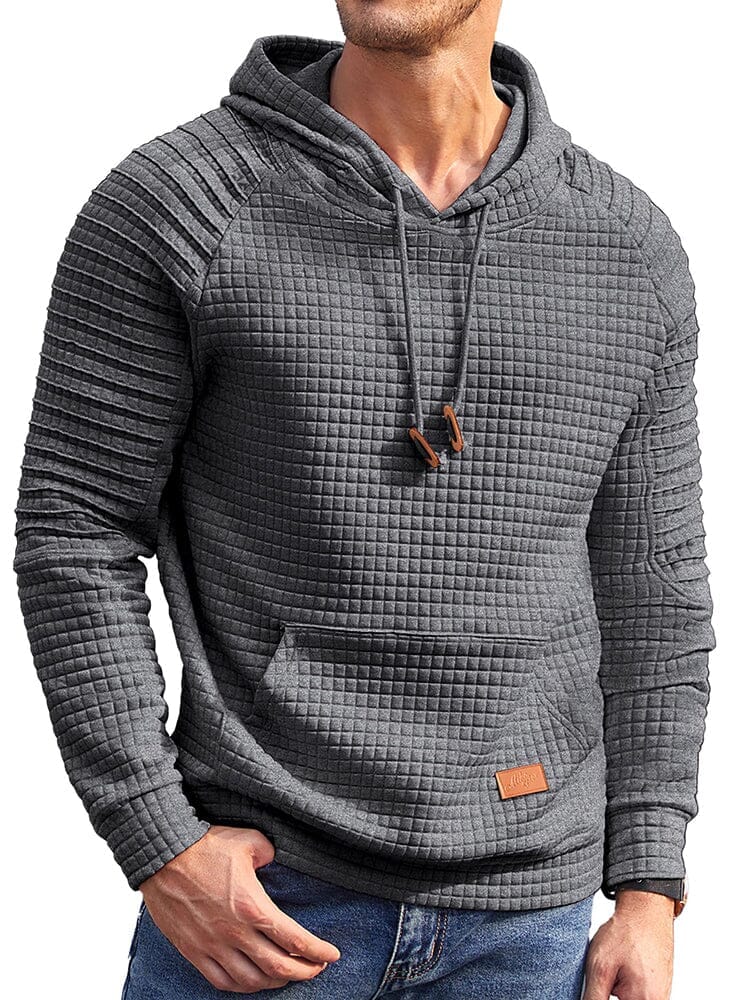 Stylish Waffle Knit Hoodie (US Only) - Image 12