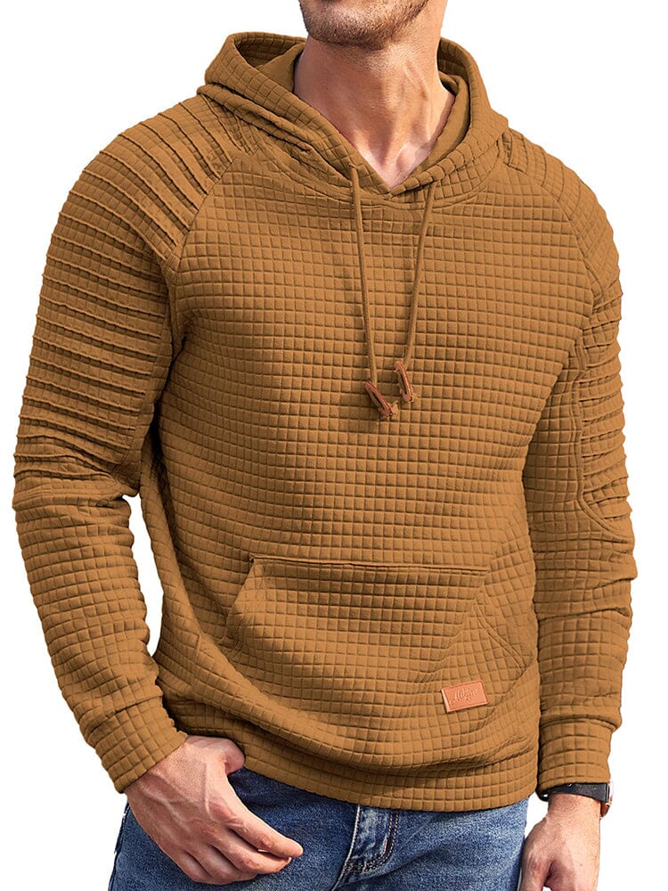 Stylish Waffle Knit Hoodie (US Only) - Image 13