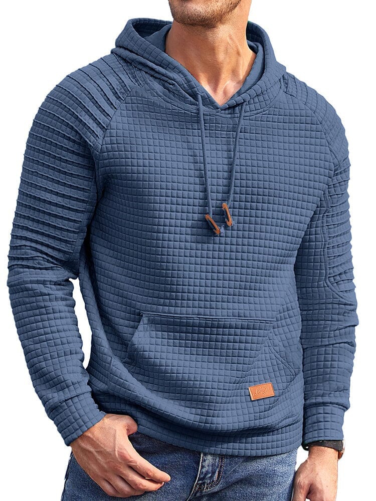 Stylish Waffle Knit Hoodie (US Only) - Image 17