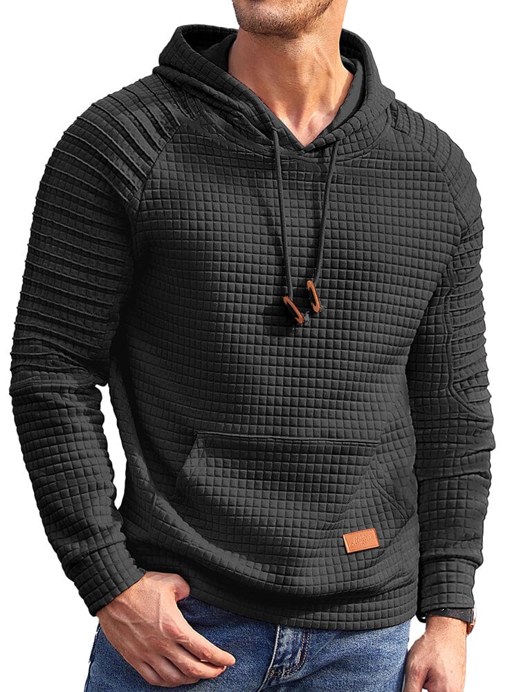 Stylish Waffle Knit Hoodie (US Only) - Image 2