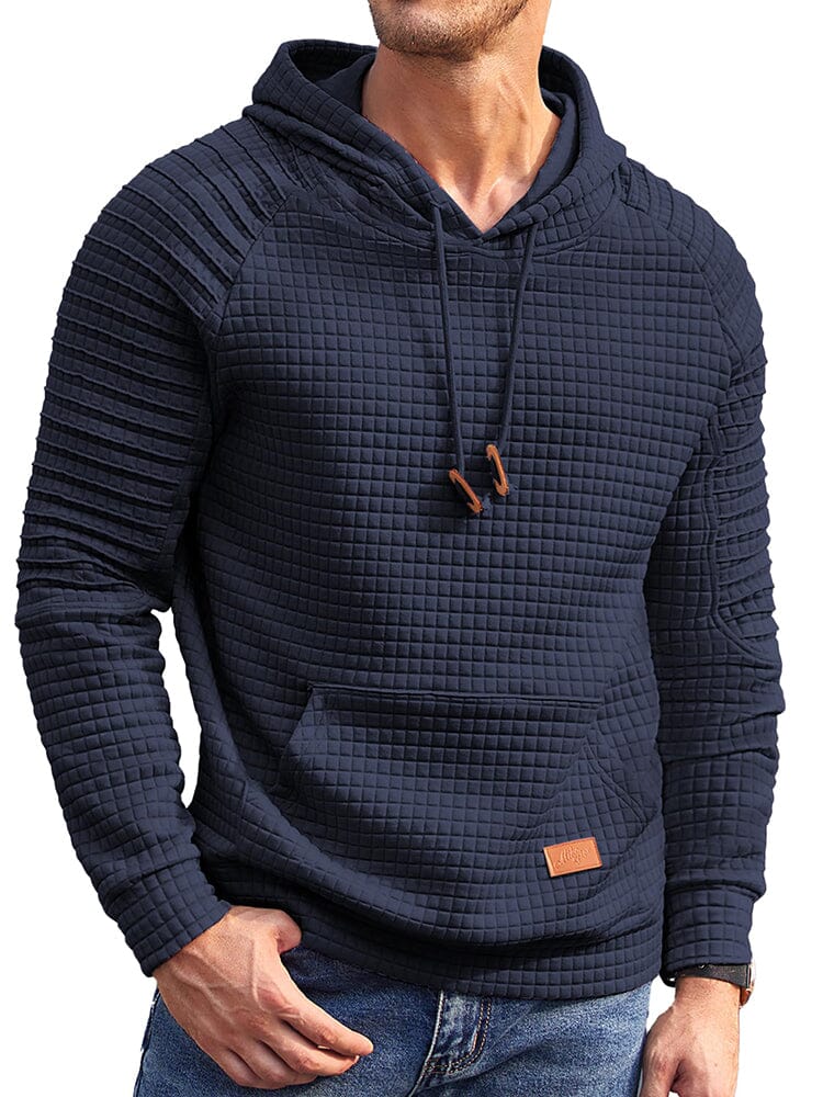 Stylish Waffle Knit Hoodie (US Only) - Image 3