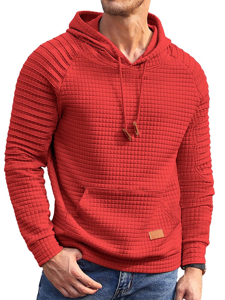 Stylish Waffle Knit Hoodie (US Only) - Image 4