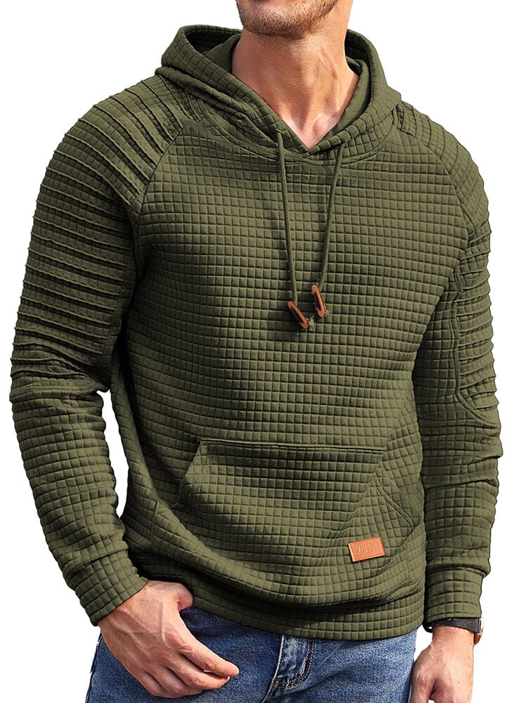 Stylish Waffle Knit Hoodie (US Only) - Image 5