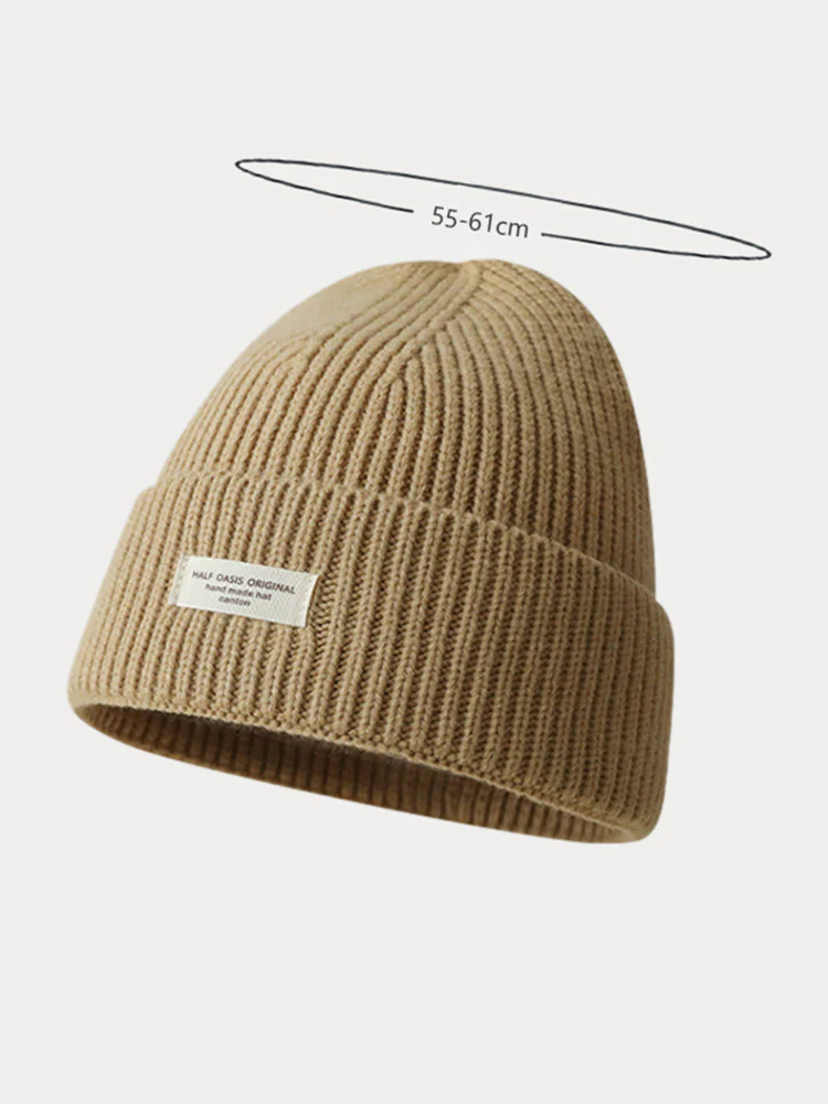 Stylish Warm Label Knit Beanie - Image 14