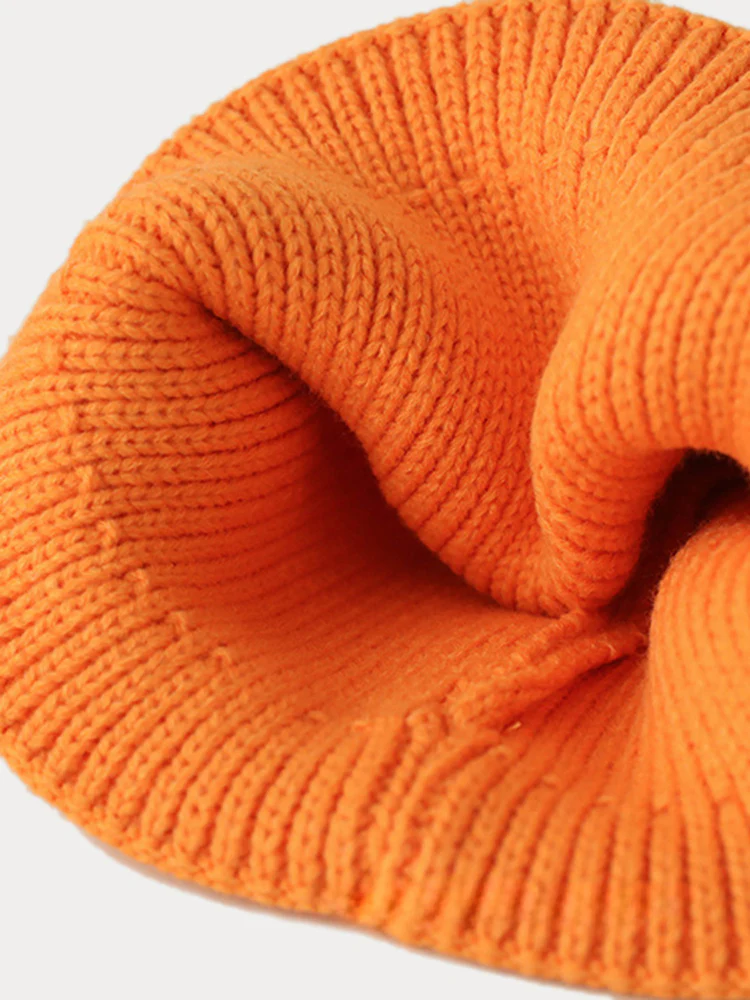 Stylish Warm Label Knit Beanie - Image 16