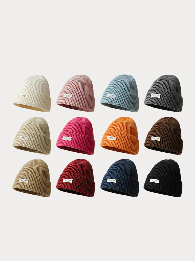 Stylish Warm Label Knit Beanie - Image 18
